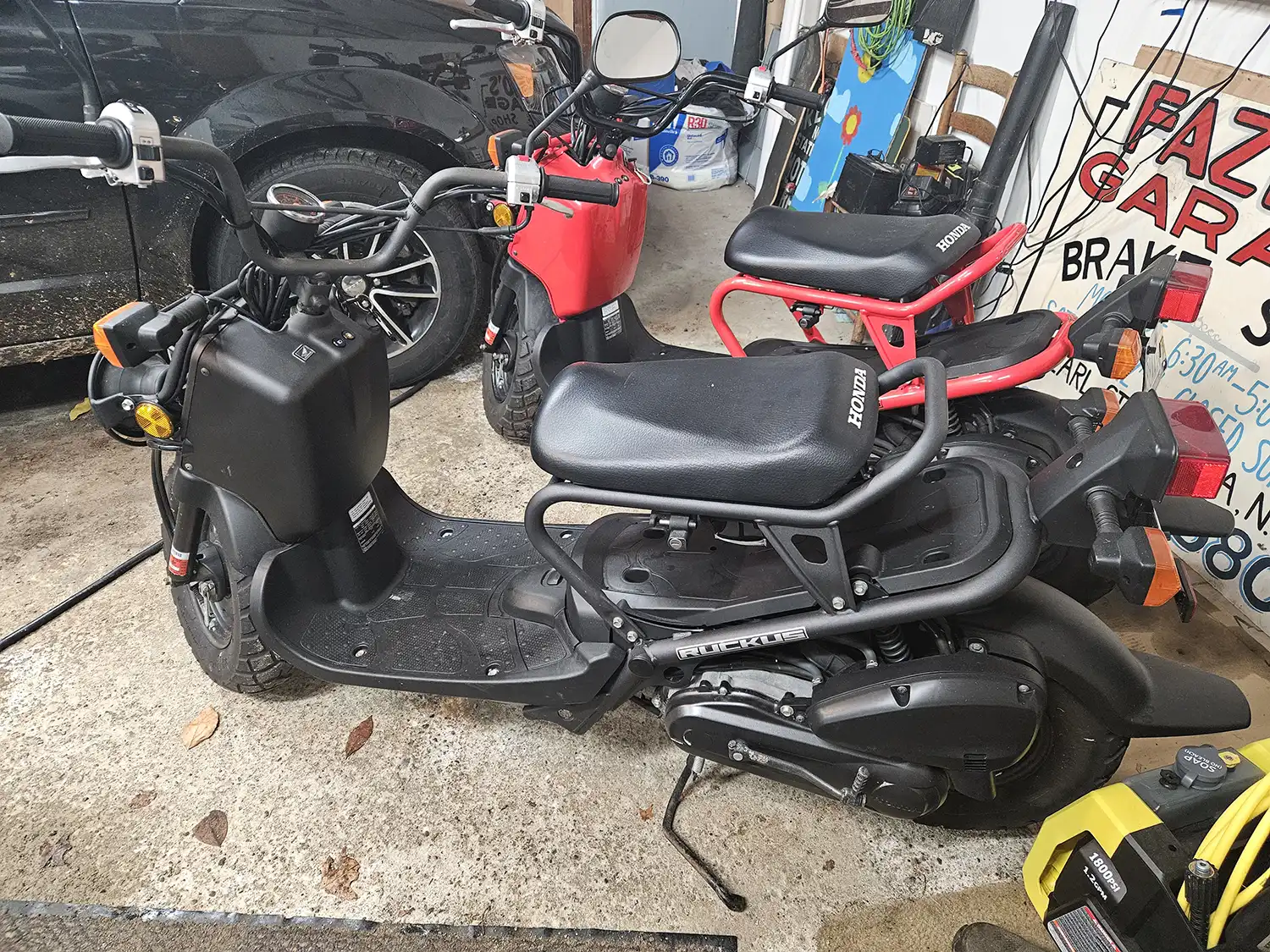 Ridiculous Item - 2 2009 Honda Ruckus Scooters